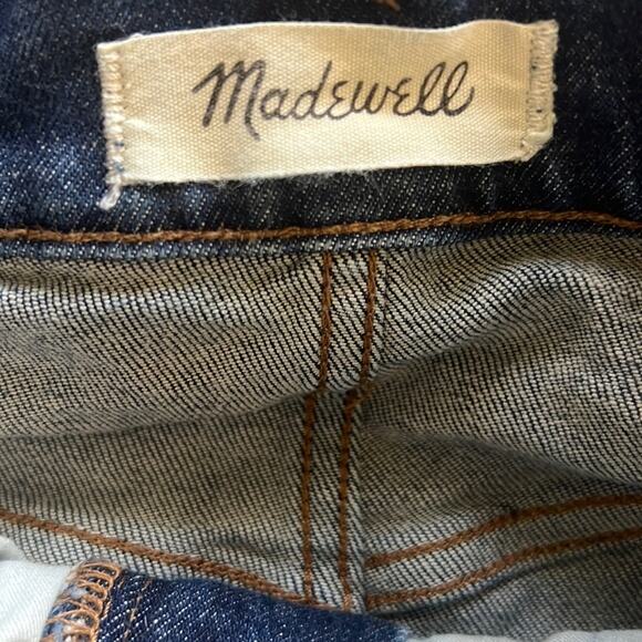 Madewell Stretch Denim High-Waist Straight Mini Skirt in Hayson Wash - Picture 8 of 8